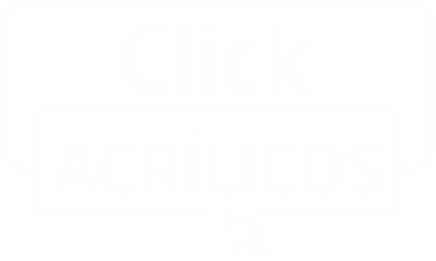 logo click acrilicos BRANCO